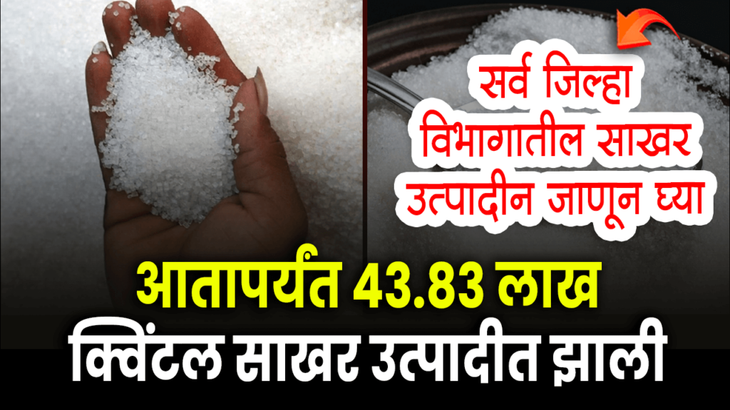 so-far-43-83-lakh-quintal-of-sugar-has-been-produced-know-sugar-products-of-all-district-divisions